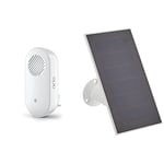 Arlo Certified Accessory, Arlo Chime 2, Audible Alerts, Built-in Siren, Customisable Melody & Certified Accessory, VMA3600 Essential Solar Panel Charger, Weather Resistant, 8 ft Power Cable, White