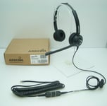ADD55-01 Headset for Avaya Mitel Polycom Nortel Toshiba Hybrex Aspire Aastra NEC