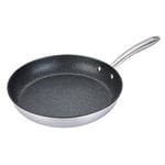 Prestige Scratch Guard Non Stick Frying Pan 29cm - Stainless Steel Induction Frying Pan, Scratch Resistant, Suitable for All Hobs, Oven & Dishwasher Safe Durable Cookware