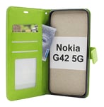 Crazy Horse Wallet Nokia G42 5G (Grön)