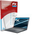 atFoliX 2x Screen Protection Film for MSI Modern 15 Screen Protector clear