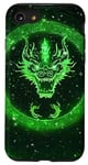 iPhone SE (2020) / 7 / 8 Dragon Face Myth Green Vintage Hunting Forest Case