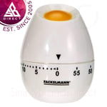 Fackelmann Kitchen Egg 60 Minute Timer│Easy to Use & Clear Tone at Right Time