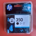 HP 350 Black Ink Cartridge. Genuine Unopened.  Out Of Date 21 B200