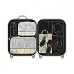 Set med tre innerväskor för resväska legami travel organizer