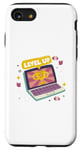 Coque pour iPhone SE (2020) / 7 / 8 T-shirt pour amateurs de jeux vidéo Level Up Gamer Design mignon