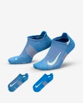 Nike Multiplier Running No-Show Socks (2 Pairs)