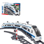 12che Technic Train 941Pcs DIY High Speed Train MOC Train Building Kit Compatible with Lego