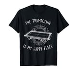 The Trampoline Is My Happy Place | Kids Trampoline T-Shirt