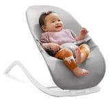 Munchkin Transat à bascule 2 en 1 pour bébé – Balançoire douce pour bébé de la naissance à 9 kg – Bascule pour bébé avec 3 positions d'inclinaison, chaise transat légère, se replie à plat pour un