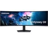 SAMSUNG Odyssey G9 LS49CG954EUXXU Wide Quad HD 49" Curved VA LCD Gaming Monitor - Black, Black
