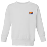 Back To The Future 35 Hill Valley Front Kids' Sweatshirt - White - 3-4 Years - White