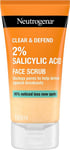 NEUTROGENA® Clear & Defend 2% Salicylic Acid Face Scrub 150Ml