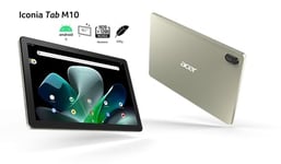 ACER Iconia M10-11 - Tablette Tactile 10.1" FHD, 4Go de RAM, 128Go de Stockage, Android 12 + Bumper Case