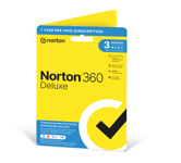 Norton 360 Deluxe 2024 3 Device 1 Year Secure VPN Internet Security UK EU Retail