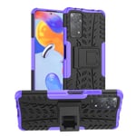 Xiaomi Poco X4 GT Heavy Duty Case Purple