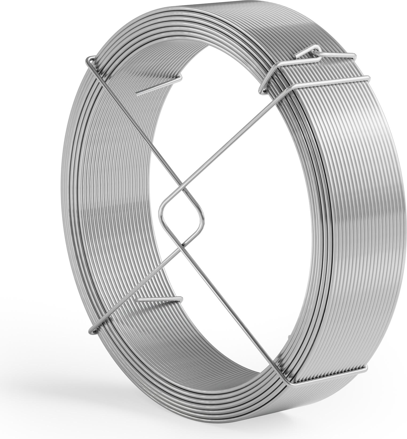 Fil D'attache En Acier Galvanisé Pour Grillage Ou Autre - 50m X 1.5mm