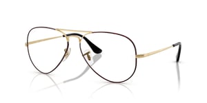 Ray-Ban RB 6489 AVIATOR METAL II 3175 Black and Gold