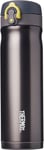 Thermos 185198 Direct Drink Flask, Charcoal, 470 ml, Stainless Steel, Black
