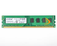 For Crucial 4GB 2Rx8 PC3-12800U DDR3 1600Mhz DIMM RAM Desktop Memory Density @dd