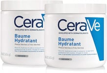 CeraVe Moisturising Cream for Body and Face, Dry to Very 2 x 454g 