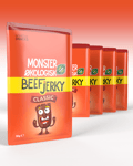 Monster Beef Jerky - Original 5x30g - FEMPAKNING! - DATODEAL!