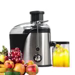 Elektrisk Juicepress, 400W Hög Hastighet, 1,5L Kapacitet,silver