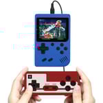 Retro Handheld Spelkonsol med 400 Klassiska FC-spel - 3,0 Tums Skärm Bärbar Blå