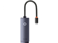 Baseus Lite Series USB-C till RJ45-nätverksadapter (grå)