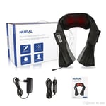 NURSAL 3D Shiatsu Deep Neck And Shoulder Massager Kneading Heat Shoulder / Neck