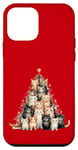 iPhone 12 mini Small Cats Making a Christmas Tree - Christmas Cat Case