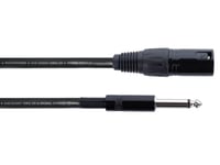 Cordial Em 5 Mp Xlr-Anslutningskabel [1X Xlr-Kontakt 3-Polig - 1X Jack 6,3 Mm (Mono)] Svart