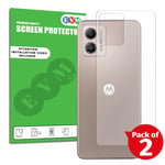 Back Protector For Motorola Moto G53 Hydrogel Cover - Clear TPU FILM