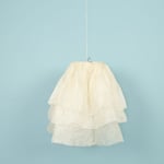A World of Craft FLOUNCE Lampskärm Beige