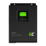 Green Cell - Solar Inverter Off Grid Inverter med MPPT Solar Charger 12VDC 230VAC 1000VA/1000W Pure Sine Wave