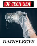 OP/TECH RAINSLEEVE DSLR DIGITAL CAMERA RAIN COVER PACK 2 HAND HELD OR TRIPOD