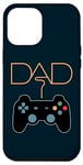 Coque pour iPhone 13 Pro Max Gamer Dad Manette de jeu vidéo pour la fête des pères