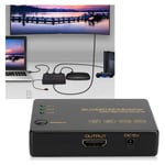 3 Port HDR Switcher 3X1 Switching Device 4K 60HZ Remote Control 3IN 1 O GDS