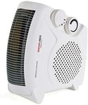 STAYWARM 2000w Upright and Flatbed Fan Heater with 2 Heat Settings / Cool Blow