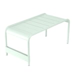 Fermob - Luxembourg Large Low Table/Bench, Ice Mint A7 - Småbord och sidobord utomhus