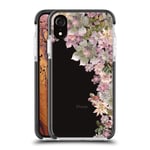 Official Monika Strigel Succulent Rose My Garden Black Shockproof Gel Bumper Case Compatible for Apple iPhone XR