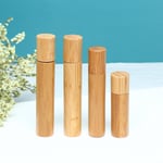 New Moso Bamboo Ball Bottle Perfume Aromatherapy Essence Cosmeti 1（5ml Brown）