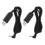 2x Shaver Charging Cable for Remington Barba Beard Trimmer MB320 MB320C MB42C