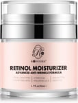 ROSVANEE Retinol Moisturizer Anti Aging Cream for Face, Neck and Eye with 2.5% E