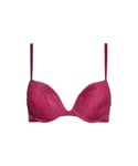 Calvin Klein Womens 000QF5363E Push Up Plunge Bra - Pink - Size 32D