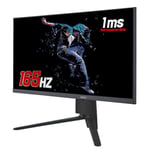 PIXL piXL CM27F10 27 Inch Frameless Gaming Monitor, Widescreen LCD Panel, Full HD 1920x1080, 1ms Response