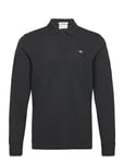 GANT Reg Shield Ls Pique Rugger Svart