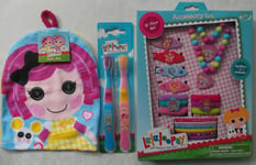 Lalaloopsy 3pcs Set - Twin Pack Toothbrushes, Wash Mitt, 18 Piece Accessory Set