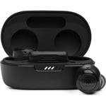 JBL Quantum Air TWS True Wireless Surround Sound Earbuds for PC & Mobile - Black JBL QuantumSURROUND - Low Latency 2.4GHz USB-C Dongle + Bluetooth - Ambient Aware + 6-Mics Beamforming - Up to 8 Hours Battery Life / 24 Hours Total with Charg