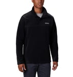 Columbia Men's Steens Mountain Half Snap Fleece Pullover, Black, XS